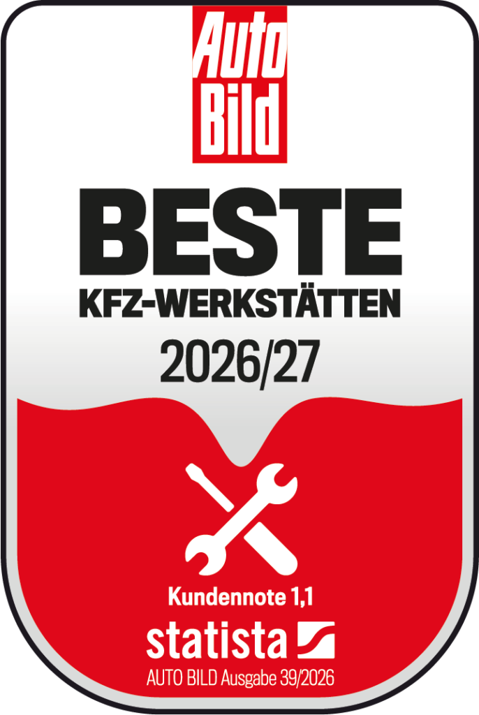 BESTE KFZ-WERKSTÄTTEN 2026/27 Kundennote 1,1 statista AUTO BILD Ausgabe 39/2026